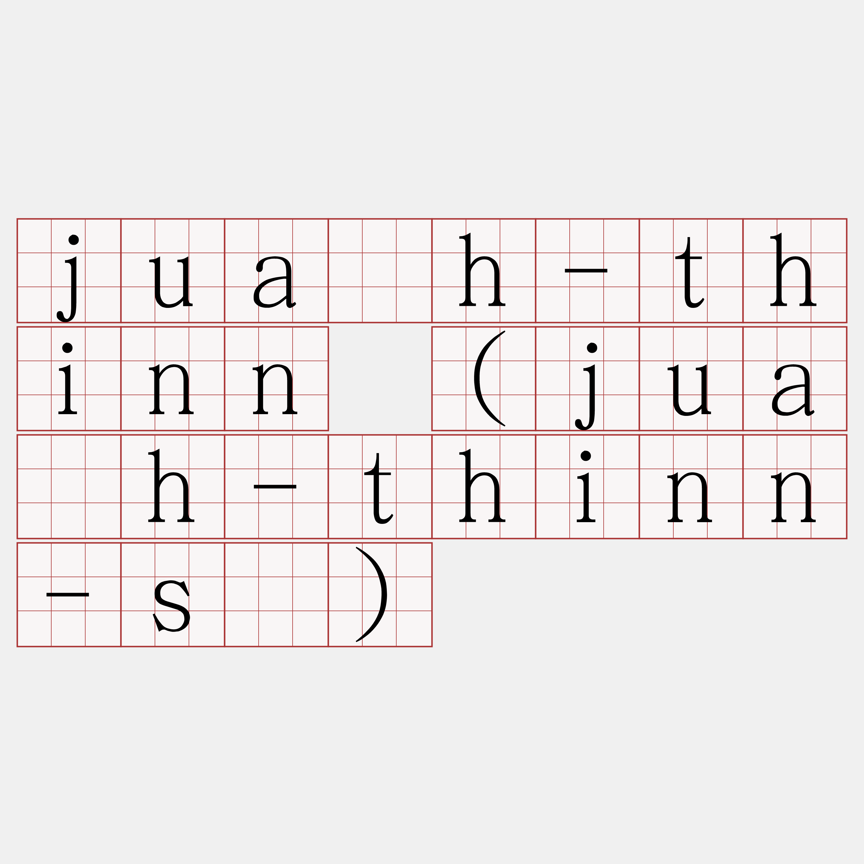 jua̍h-thinn (jua̍h-thinn-sî)